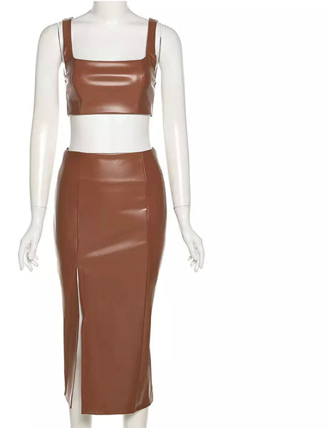 Brown Leather set
